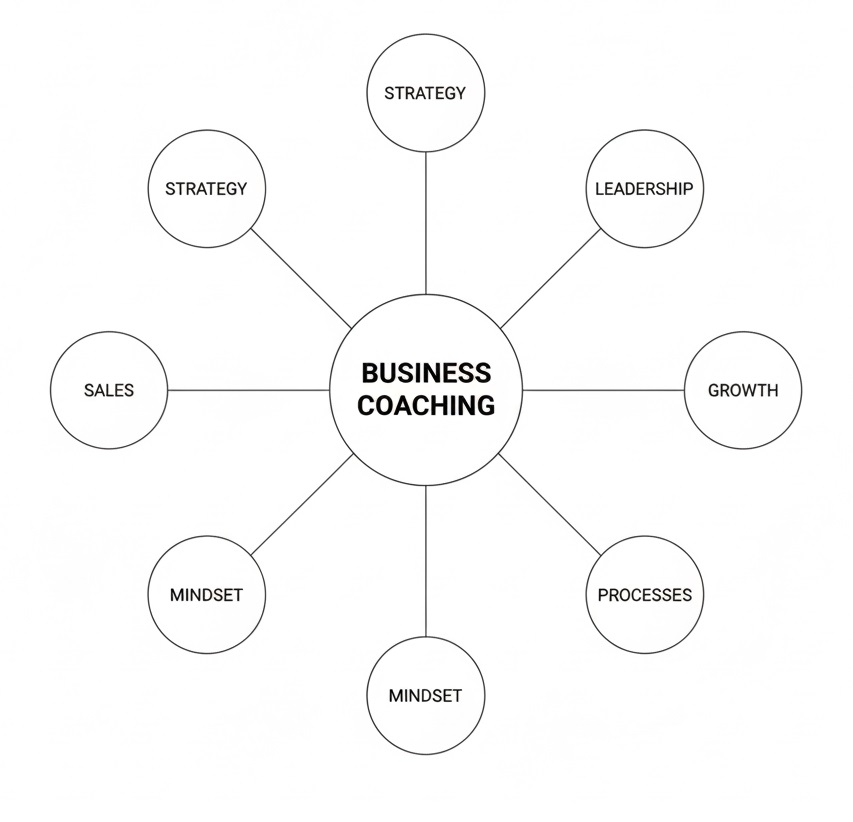 Business coaching diagram